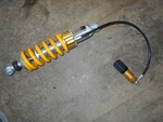 Ohlins 01095-69/170 L1214 629 Rear W/ Res Harley Piggyback Shocks. Fixed Price $399.99.