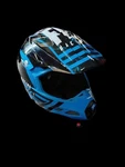 Fly Racing F2 Dirtbike Helmet Blue And Black Size 2X With Mips Technology. Fixed Price $89.00.