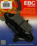 Ebc Pair Series Organic Replacement Brake Pads Mpn FA231. Fixed Price $44.77.
