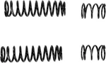 1979 Husqvarna Cr 125 Progressive Series Heavy-duty Springs Black 03-1333B. Fixed Price $100.53.