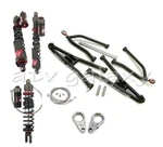 Roll Design Long Travel Arms + Elka Stage Front Rear Shocks Honda TRX250R. Fixed Price $5795.00.