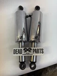 Harley Progressive Chrome Air Dragger Touring 84-25 Rear Shocks 716-1001. Fixed Price $306.00.