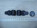 1975 Kawasaki F9 Big Horn K526) Left Right Front Fork Ears Headlight Mounts Set. Fixed Price $33.54.