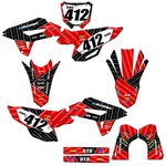 2023-2024 Crf 450 R-s Race Series Red Senge Graphics Kit Compatible With Honda. Fixed Price $169.99.