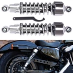 Rear Chrome Shocks Absorber 11.75" For Harley Xl Sportster 1200 883 Fxr 48 Glide. Fixed Price $78.95.