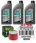 For Bmw F650GS G650 X Bel-ray Synthetic 10W50 Oil Change Kit & Filter. Fixed Price $69.89.