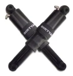 Dirty Air Black Rear Aluminum Ride Shocks 1991-2017 Harley Dyna. Fixed Price $699.99.