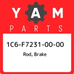 1C6-F7231-00-00 Yamaha Rod, Brake 1C6F72310000, New Genuine Oem Part. Fixed Price $41.87.
