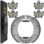 Front Brake Pads & Rear Shoes For Yamaha XJ750D XJ750M Maxim 1981-83. Fixed Price $35.00.