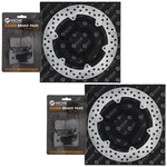 Niche Front Brake Pad Rotor Kit For Honda RVT1000R 06455-MBW-016 Semi Metallic. Fixed Price $148.95.