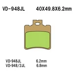 For Yamaha Zuma Ii 50 2000-2001 Vesrah VD-948JL Rear Sintered Metal Brake Pads. Fixed Price $15.86.