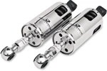 Progressive Chrome 422 Rear Shocks For 89-99 Harley Softail Flstn Fxst. Fixed Price $521.96.