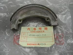 Nos Honda Front Brake Shoe 1983 CR125R CR350R 45120-KA3-711. Fixed Price $25.99.