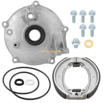 For 1997-2024 Honda Recon TRX250 Rear Brake Backing Plate Panel & Shoes Kit. Fixed Price $67.89.