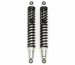 Chrome Motorcycle Rear Shocks W/ Black Springs 395MM 15 1/2" Honda XL125S XL185S. Fixed Price $104.95.