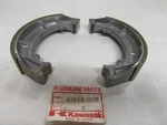 Nos Kawasaki Rear Brake Shoe Set 41048-1018 KDX450 KDX420 KDX250 81-82. Fixed Price $30.71.