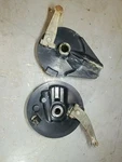 1982 1983 Honda Front Rear Brake Plate Mount Assembly Drum Oe. Fixed Price $58.00.