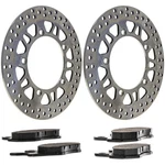 Niche Front Brake Rotor Pad Kit For Suzuki 59100-05830 59100-05820 Semi Metallic. Fixed Price $64.95.