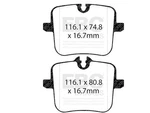Brake Pad Set For 840I M5 M760I Xdrive M760LI M8 Gran Coupe X5 X6 NS21T4. Fixed Price $216.66.