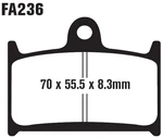 Ebc Standard Organic Front Brake Pads Set FA236. Fixed Price $73.95.