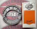 Harley Aermacchi Amf Cagiva 74-78 SX250 SX175 Nos Front Brake Shoe Set 43056-74. Fixed Price $74.99.
