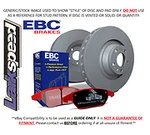 Ebc Front Brake Kit - Standard Disc & Redstuff Pad For Alfa Romeo 164 3 (92 98). Fixed Price $384.96.