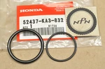 Nos Honda 1984-86 CR125 1986-95 XR250 Shock Absorber O-ring Seal Set. Fixed Price $46.19.