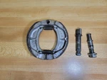 1987 Yamaha Razz SH50 Rear Back Brake Shoe Kit. Fixed Price $30.00.