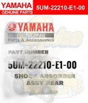 Yamaha Genuine Parts Shock Absorber Assy Rear 5UM-22210-E1-00 For WR250F. Fixed Price $880.60.