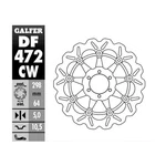 Galfer Floating Wave Brake Rotor - Front Black, DF472FLW. Fixed Price $183.75.