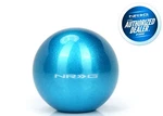 New Nrg Ball Round Teal Weighted Shift Knob Universal SK-350TL. Fixed Price $49.00.