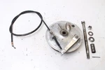1975 Yamaha Enduro Front Brake Shoe Backing Plate Panel And Axle. Fixed Price $53.10.
