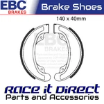 Brake Shoes For Honda Cb 400 T 1980 Rear Ebc. Fixed Price $42.82.