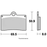 Vesrah VD-945RJL Brake Pads. Fixed Price $67.69.