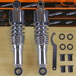 Rear Air Shocks Absorbers 10.5'' For Harley Touring Road King Street Glide Dyna. Fixed Price $47.95.