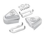 New Open Box Oem Harley Davidson Chrome Rear Axle Nut Covers, 47596-91B *. Fixed Price $173.00.