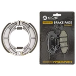 Brake Pad With Shoe Set For Kawasaki Eliminator 43082-0095 Front Rear Organic. Fixed Price $25.55.