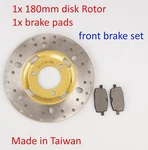 Front Brake Disk Rotor & Pads For Yamaha Bws YW100 Zuma YW50 Moped Us Ca. Fixed Price $55.10.