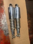 73-76 Honda CB-750K Rear Shock Absorbers, 52400-341-911XW. Fixed Price $75.00.