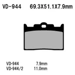 Vesrah Semi-metallic Brake Pads VD-944/2. Fixed Price $21.85.