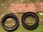 Yamaha YZ80 1977-82 YTM200 225 83-85 Front Fork Oil Seals Oem # 4V1-23145-L0-00. Fixed Price $32.08.