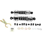 Progressive Suspension 11.0" Chrome Cruiser 412-SERIES Shocks 412-4233C. Fixed Price $386.03.