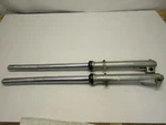 1984 Yamaha Front Wheel Forks Pair Bent Rebuild. Fixed Price $149.95.