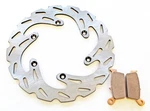 Brake Rotor & Pads For Suzuki DR-Z400SM DRZ400 2006-09 Rear Riptide. Fixed Price $61.55.