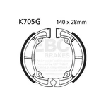 Ebc Grooved Brake Shoe Set (5) - K705G. Fixed Price $43.21.