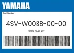 Yamaha Genuine Fork Seal Kit 4SV-W003B-00-00. Fixed Price $33.81.