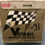 New Vesrah VD-239NRQ High Performance Brake Pads Yamaha. Fixed Price $18.94.