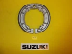 40-605 Emgo Suzuki Atv Rear Brake Shoes Grooved. Fixed Price $12.83.
