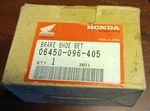 Nos Honda Brake Shoe Set 06450-096-405 CT90 CT110 ATC185 ATC200ES XR75. Fixed Price $20.00.