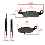 Caltric Front Brake Pads For Suzuki VZ800Z Boulevard M50 2005-2009 2016-19. Fixed Price $18.74.
